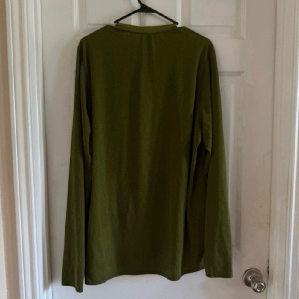 PATAGONIA Men XXL Performance Base Layer Olive Green Outdoors Hiking Casual - Picture 3 of 5